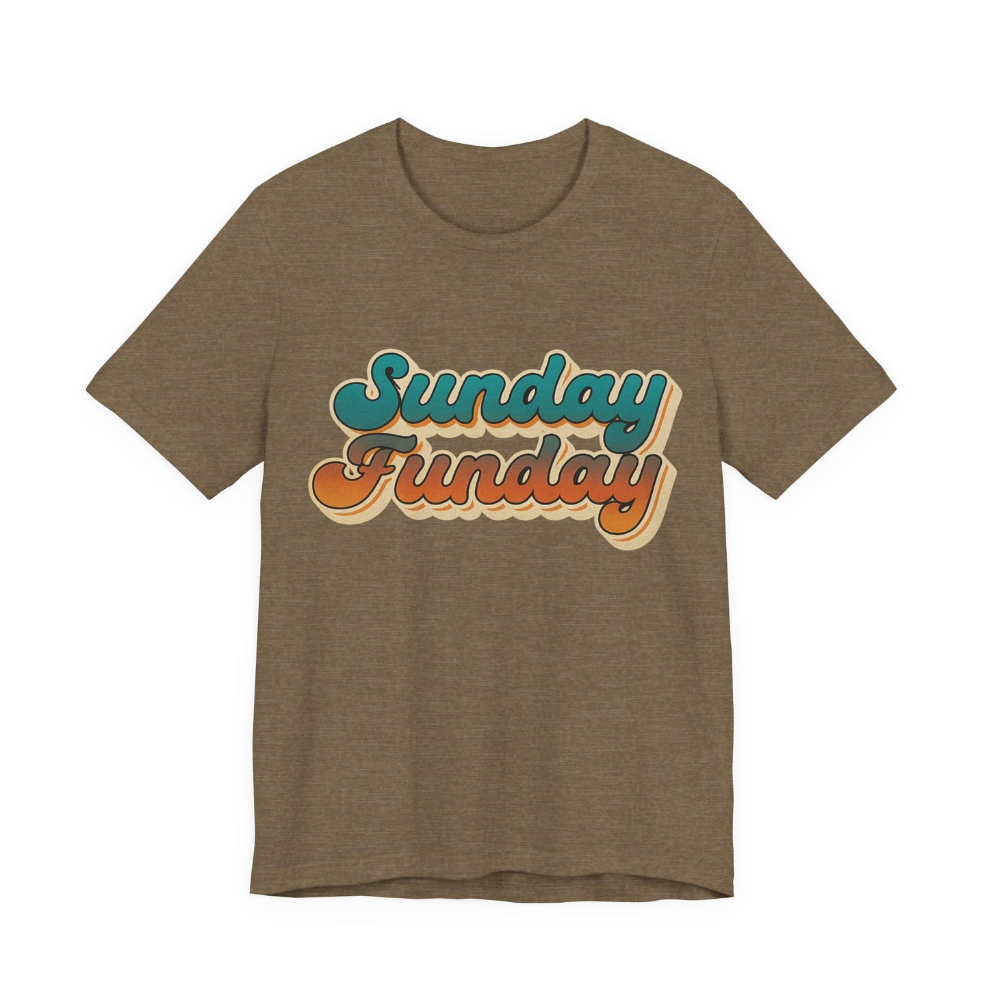 Sunday Funday Unisex Tee - Weekend Vibes T-Shirt, Casual Graphic Top, Fun Sunday Shirt, Relaxing Weekend Tee, Comfy Unisex Jersey Shirt