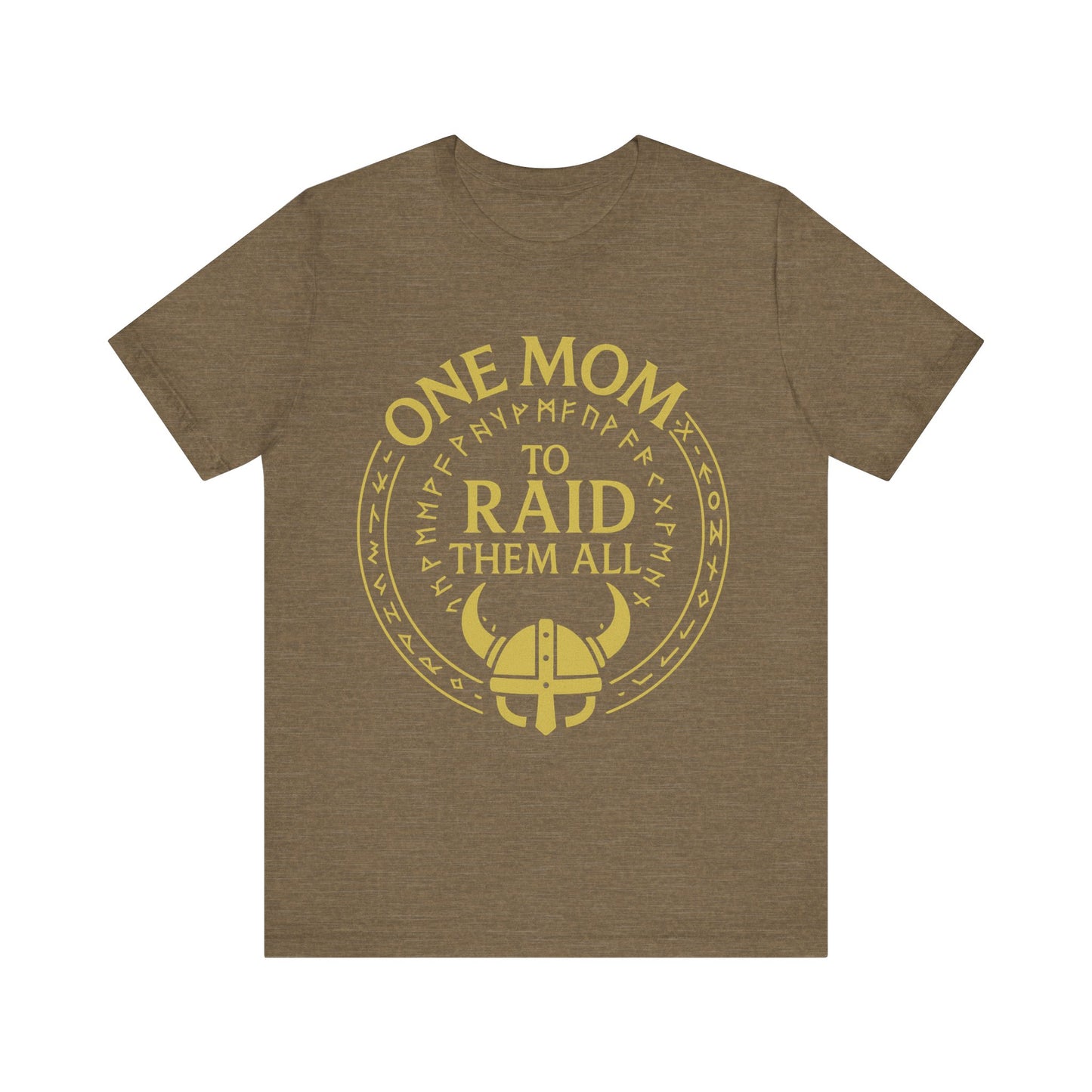 Viking Shirt Unisex Tee, One Mom To Raid Them All T-Shirt, Mother's Day Gift, Norse Mythology Top, Scandinavian Apparel, Warrior Mom Tee