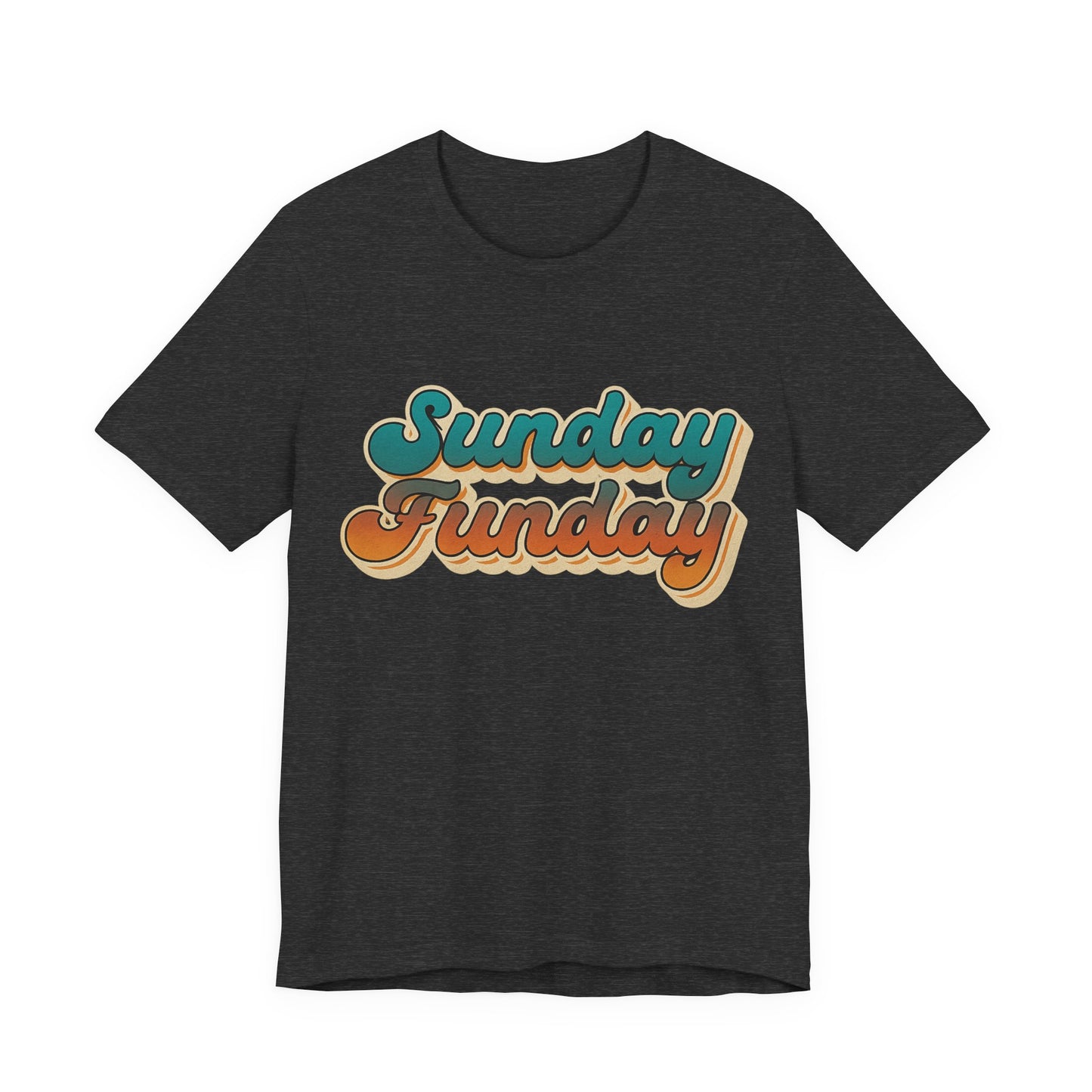 Sunday Funday Unisex Tee - Weekend Vibes T-Shirt, Casual Graphic Top, Fun Sunday Shirt, Relaxing Weekend Tee, Comfy Unisex Jersey Shirt
