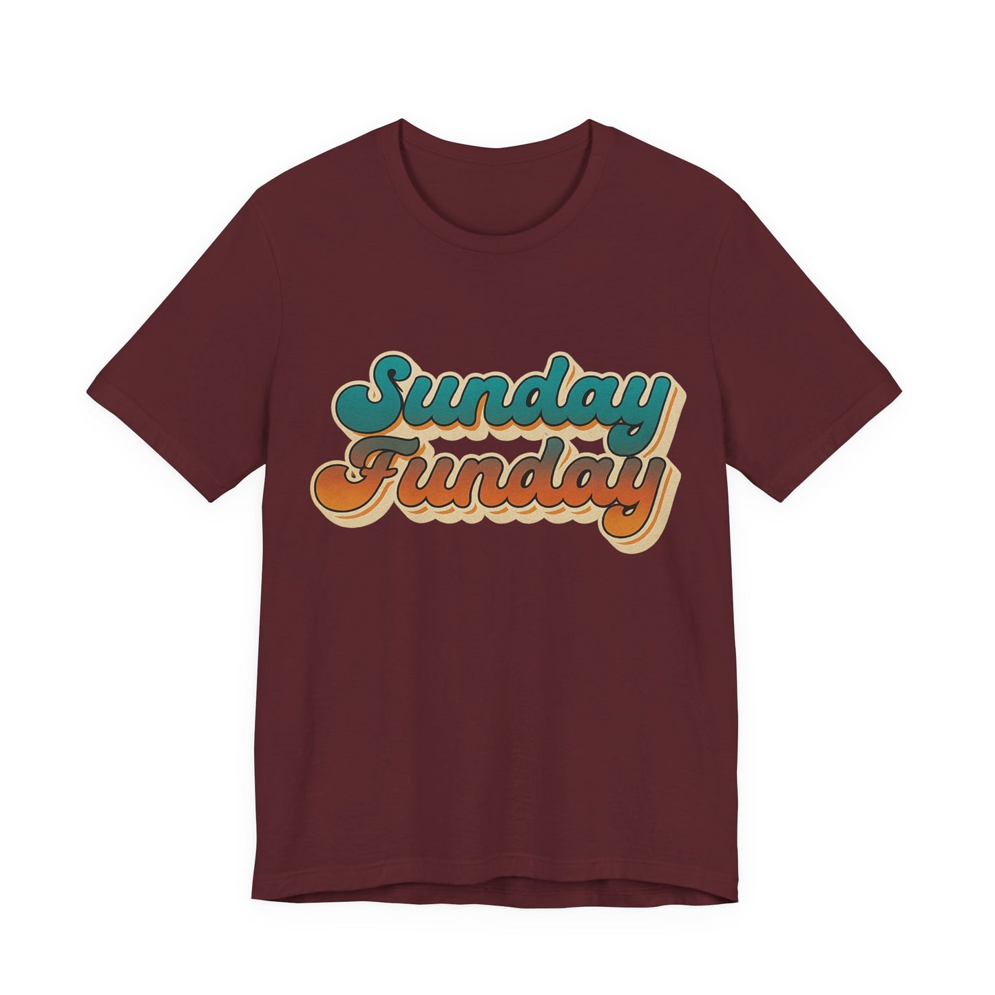 Sunday Funday Unisex Tee - Weekend Vibes T-Shirt, Casual Graphic Top, Fun Sunday Shirt, Relaxing Weekend Tee, Comfy Unisex Jersey Shirt